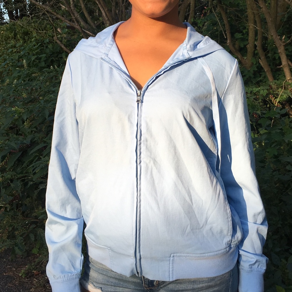 Brandy Melville🦋 Baby blue windbreaker